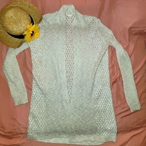 Beautiful Ivory lightweight long cardigan Cat & Jack sz XL